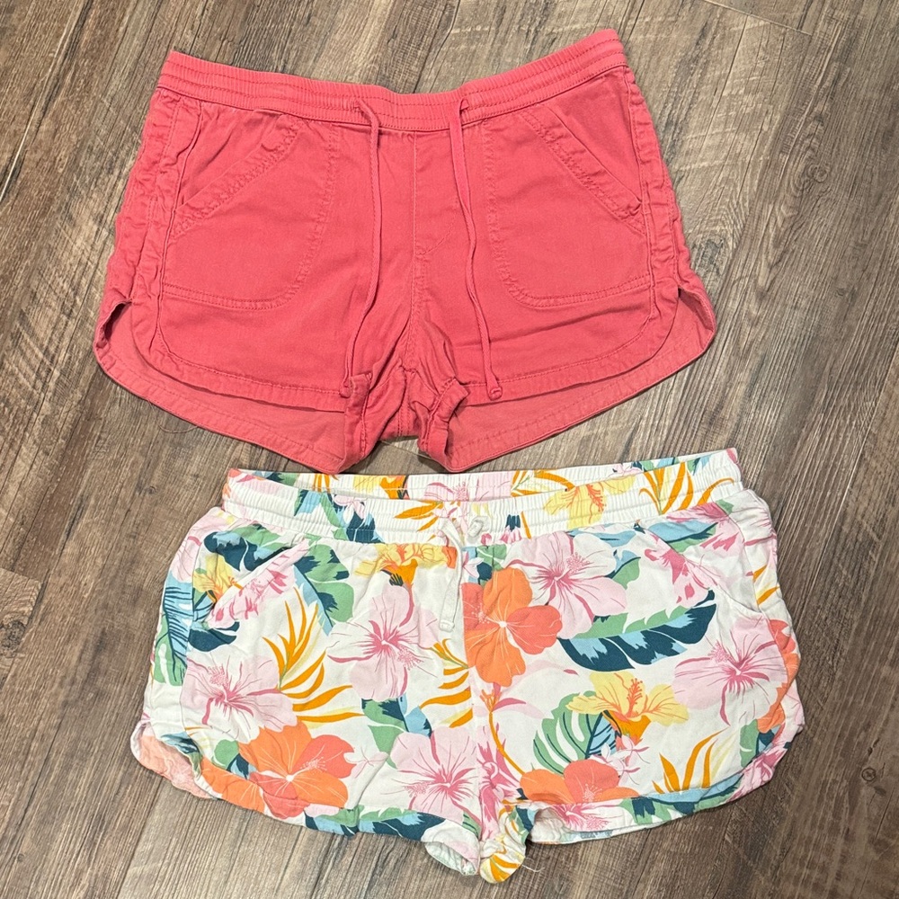 UNIONBAY Coral and HURLEY Floral Women's Athletic Shorts